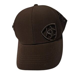 Brown ariat hat - ball cap western sporty